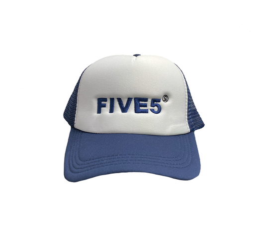 FIVES 'NAVY BLUE' LOGO TRUCKER HAT